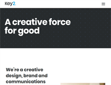 Tablet Screenshot of key2creative.com.au